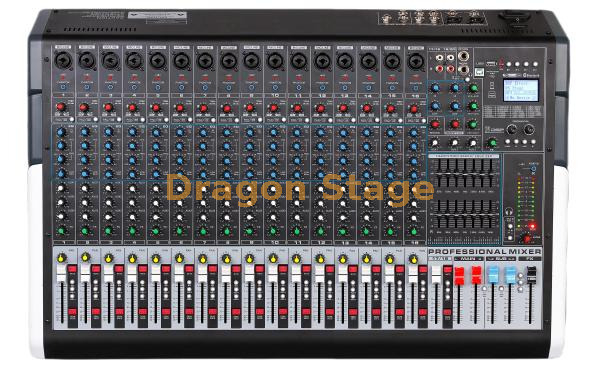 HTS16 Mezclador de audio profesional de 16 canales con efectos DSP