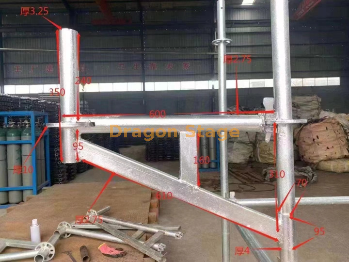 Bucle de hebilla galvanizado truco de andamio de andamio (1) 