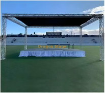 Camero de techo plano fácil de ensamblar para la cancha deportiva 6x6x3m