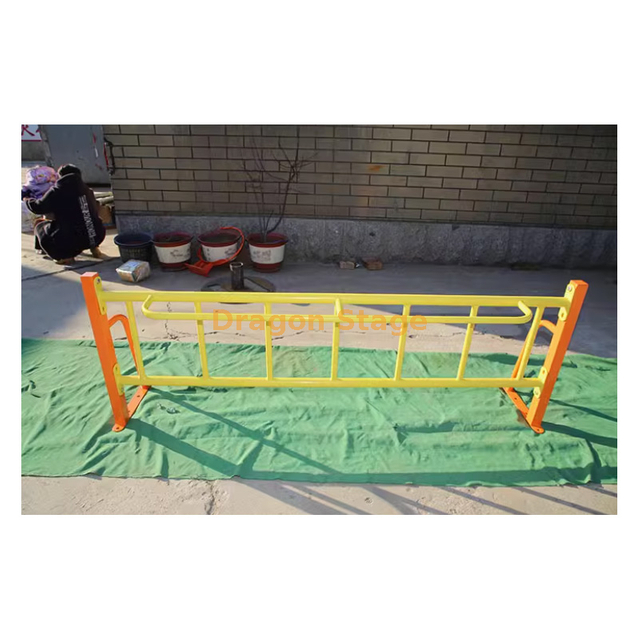 Sistema de escalera de nubes y pull-up-Diseño modular de amarillo y naranja de 2 m