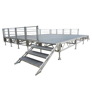 Barandas de escenario modular de aluminio / balsera / pasamanos