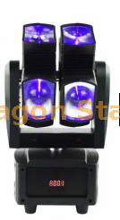 Luces LED con cabezal móvil Hot Wheels de 8 ojos