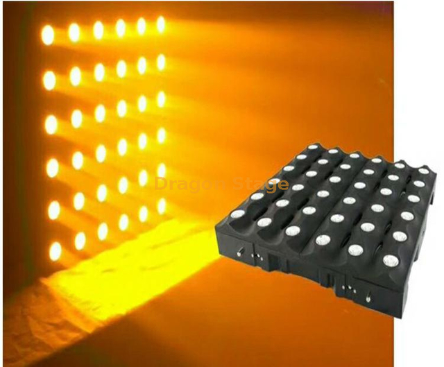 36 Perlas 5W Monocromo Golden Matrix Rgb Luz para Boda