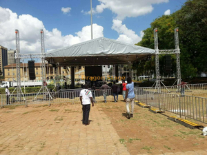 Sistema de aluminio el 12x8x5m del braguero de la espita del concierto del acontecimiento de poca potencia con las alas del braguero sano los 2m