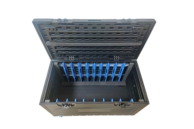 Ahorre costos a prueba de agua plegable desmontable LED LCD U caja cable de utilidad hardware rack maletero plástico ABS vuelo carretera ATA casos 10in1