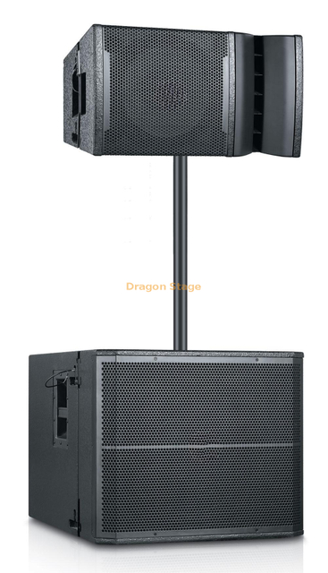 Neodimio profesional pasivo del sistema de altavoces line array de 12 pulgadas con subwoofer de 18 pulgadas