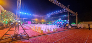 Indian Pune boda al aire libre concierto cabina evento braguero 60x80x35ft