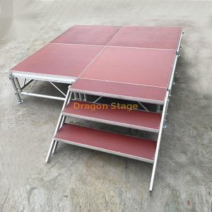Cubierta de escenario exterior de aluminio personalizada 7,32x7,32m