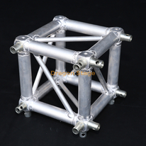 Dragonstage-espita de aluminio, 400x400mm/389x389mm, caja cuadrada, conector de cubo de armadura de esquina de 6 vías