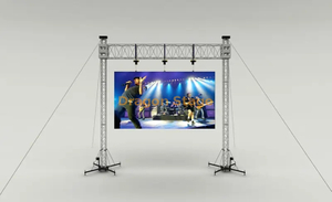  Sistema de pilar de aluminio Gentry Goal Post Truss Tower para pantalla LED en evento concierto al aire libre 5x4m