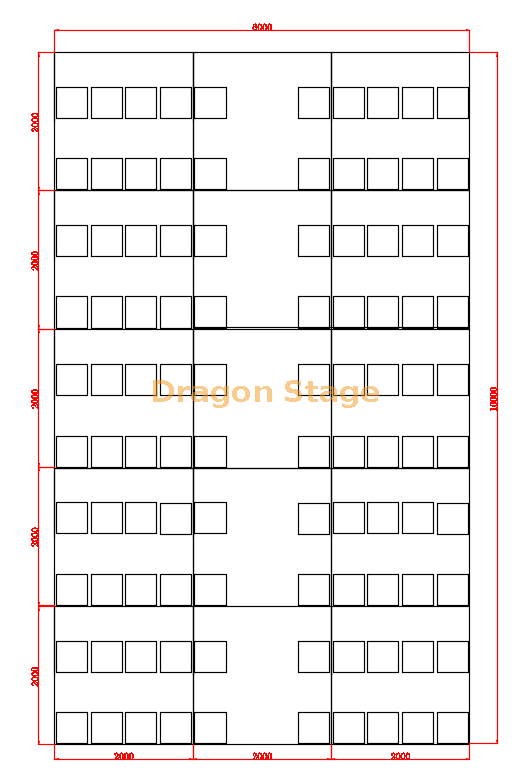 Bloque de asientos Ringlock VIP 100 para exteriores
