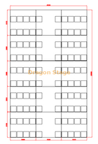 Bloque de asientos Ringlock VIP 100 para exteriores