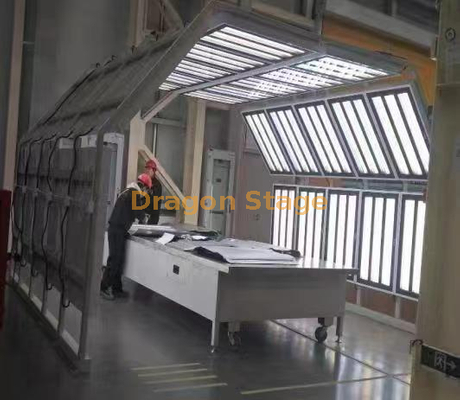Marco de túnel de luz de taller de aluminio