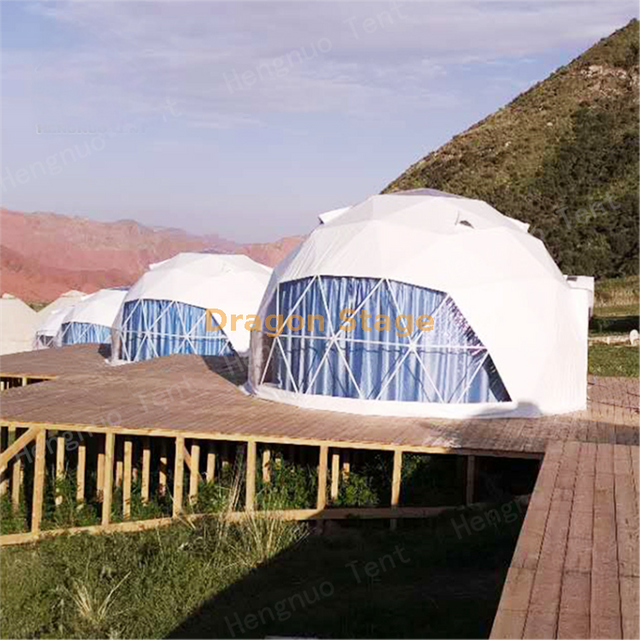 Tienda de lujo del desierto de la bóveda del viaje de la decoración del hotel para el evento