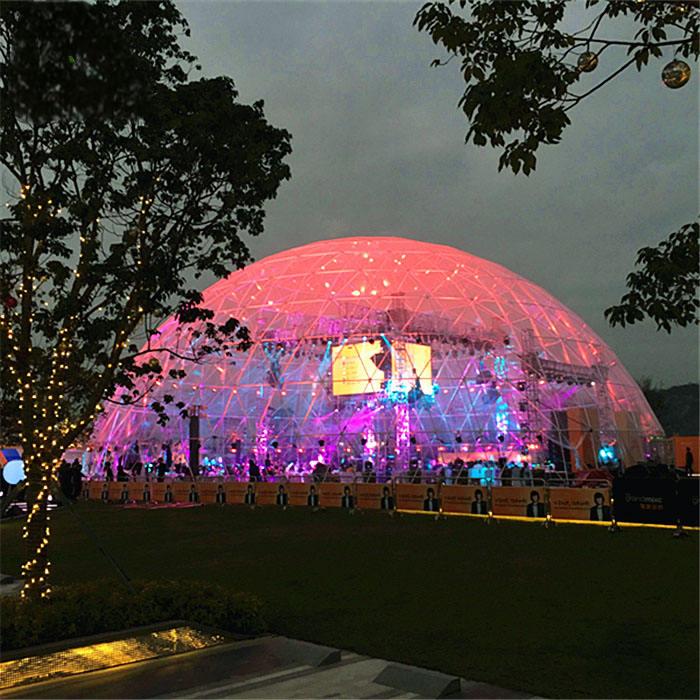 Tienda de campa&ntilde;a transparente para exteriores de 20 m