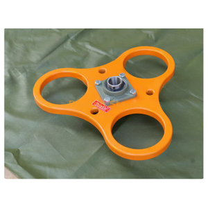 Outdoor Parkour Challenge PE/Wooden Hanging Spinner Orange 