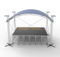 Curva de concierto de aluminio Curva Roof Truss 10x7x7m