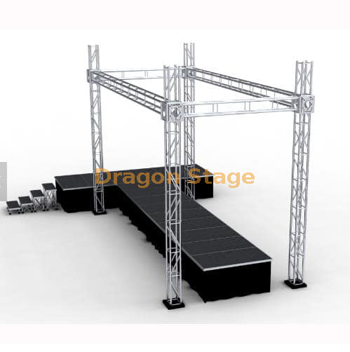 Armadura de escenario portátil de pasarela de aluminio los 26x4x8m