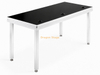 Mesa de DJ móvil de aluminio personalizada de 2200x800x900 mm con ruedas bloqueables