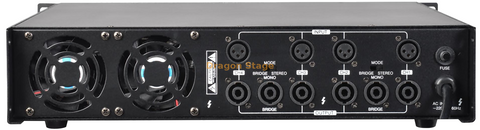 Serie de amplificadores de potencia profesionales AF de 4 canales | Amplificadores de audio de alta potencia con transformador dual