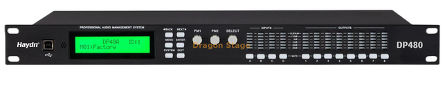 Procesador de altavoces digitales FIR | Sistema de gestión de altavoces DSP 4×8 con filtros FIR