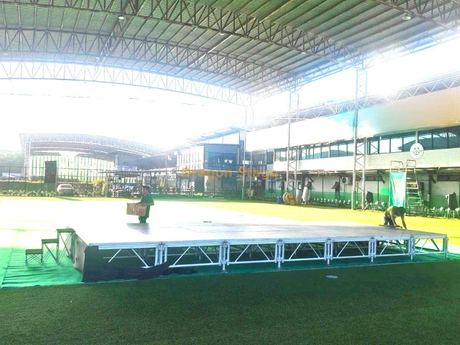 Wedding Mobile Portable Aluminium Collapse Stage 20.74x4.88m