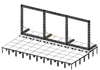 Estructura de soporte de video LED truss 16x6m
