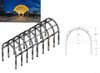Túnel de iluminación de truss de aluminio