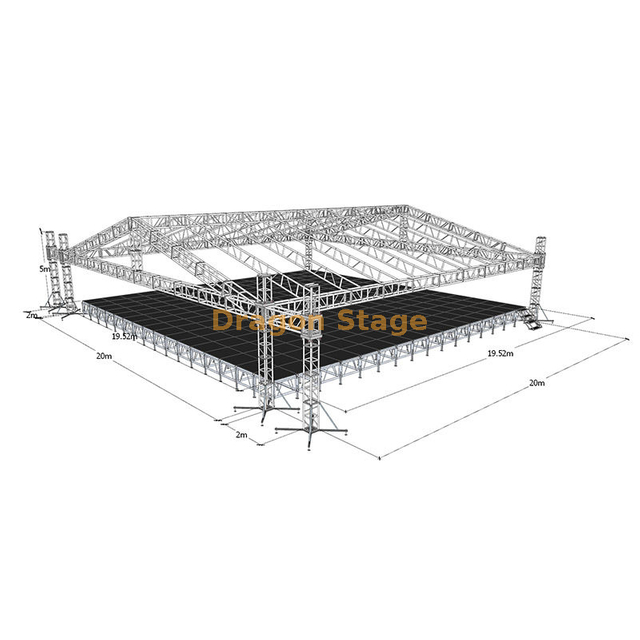 ALUMINUS CONCERT STATE CULLA 20X20X5M