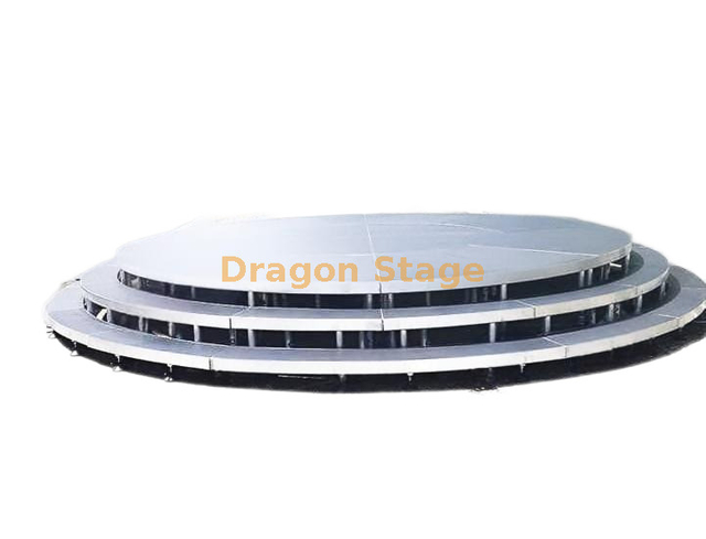 Sistema de estadificación circular de 6 m de diámetro 6m