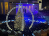 Decoración de la curva de árbol de Navidad de 30 m de altura