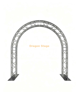 Puerta de enlace de armadura de arco con espiga de aluminio de 3,8x3,4 m y 290 mm para bodas y exposiciones