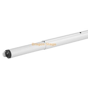 Barras transversales ajustables de aluminio y soportes para cortinas para sistemas de tuberías y cortinas