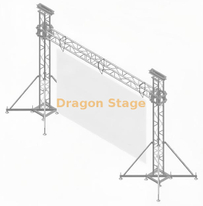 6x5m de aluminio Pantalla portátil Pantalla LED Camilio para pantalla LED de 20x10ft